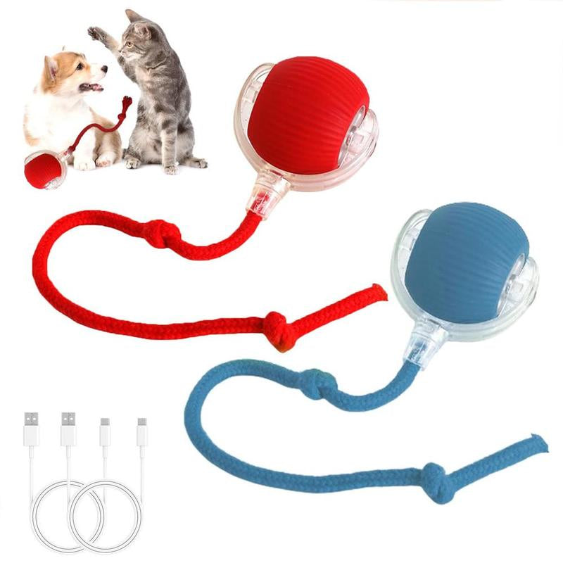 Interactive Cat Toy Ball – Automatic Rolling Motion-Sensor Pet Toy for Indoor Cats & Dogs (7cm)