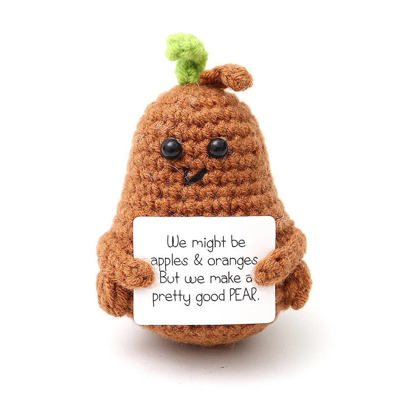 Handmade Crochet Potato Doll – Cute Mini Plush Ornament Gift