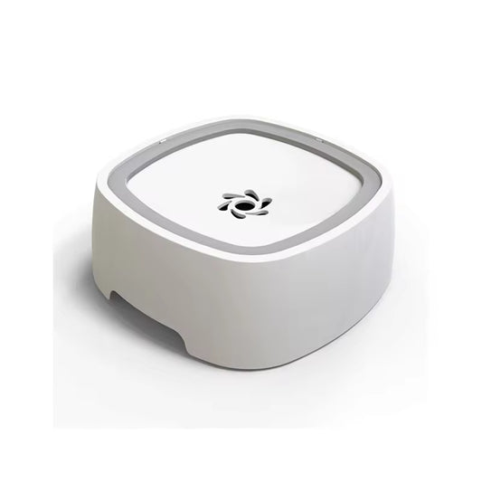 No-Spill Floating Pet Water Bowl – Anti-Wet Mouth & Slow Feeder